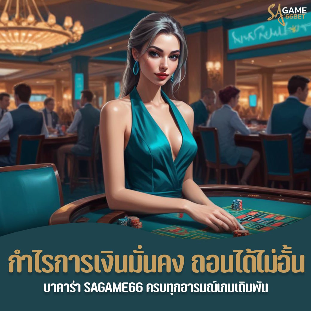 SAGAME66 ฝาก-ถอนไม่มีขั้นต่ำ ระบบออโต้รวดเร็วปลอดภัย